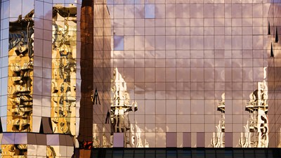mirror facade